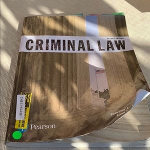 Criminal Law by Jennifer L.Moore second edition